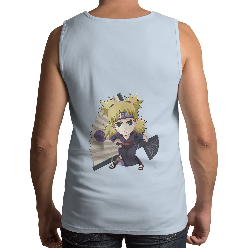 Tee Shirts Printed: Temari's Wind Fan Power|friends naruto t shirt