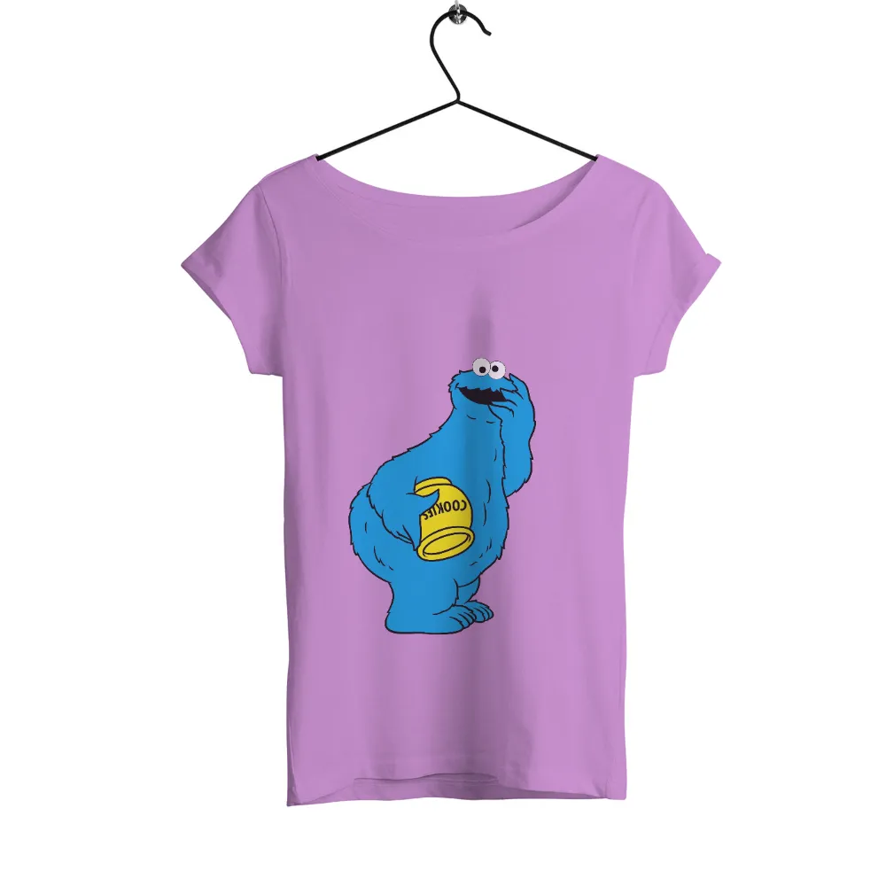 T-Shirts Custom: Cookie Monster Joyful Indulgence|yellow biggie t shirt