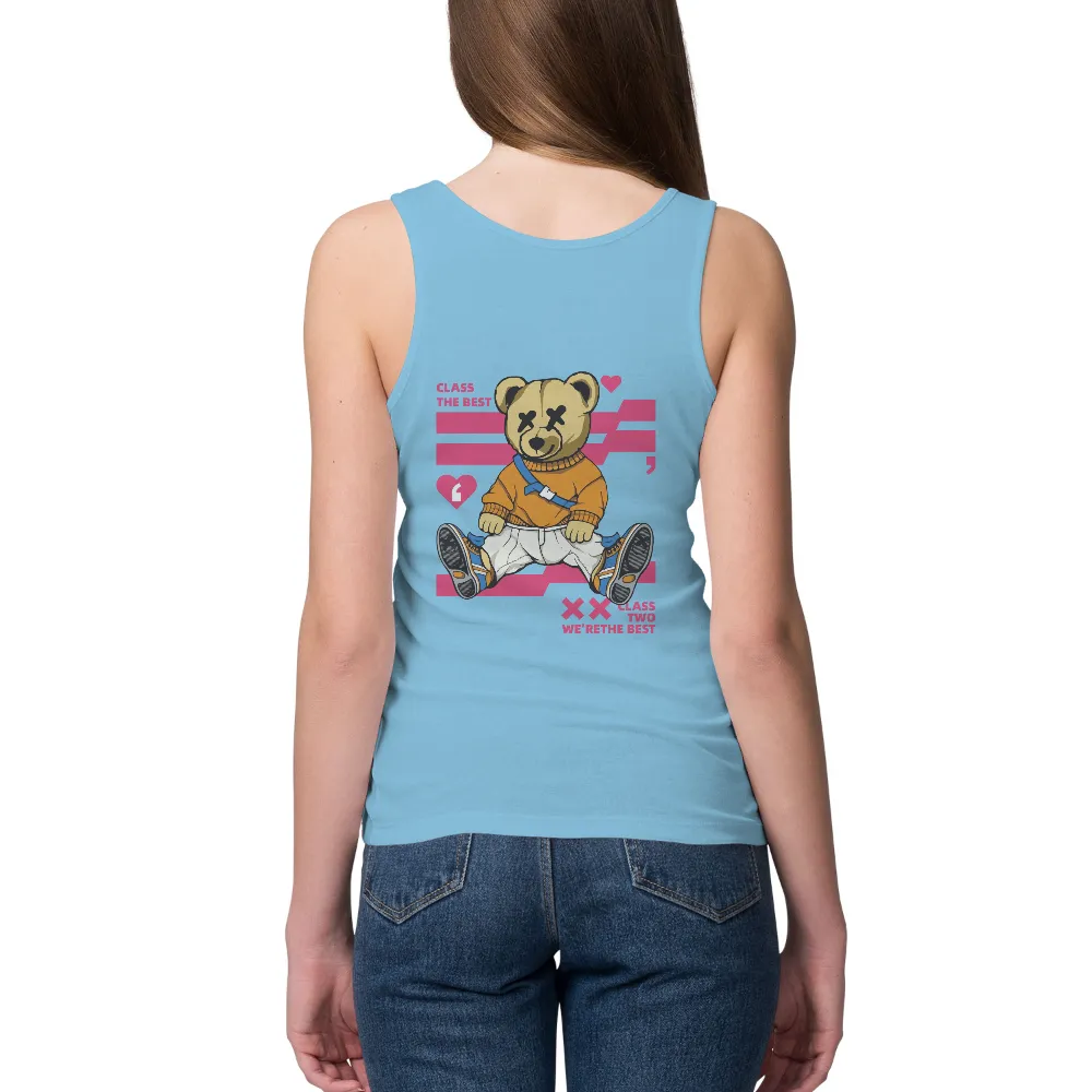 Graphic Tees: Max the Teddy Bear - Artistic Designs|artist known for street art