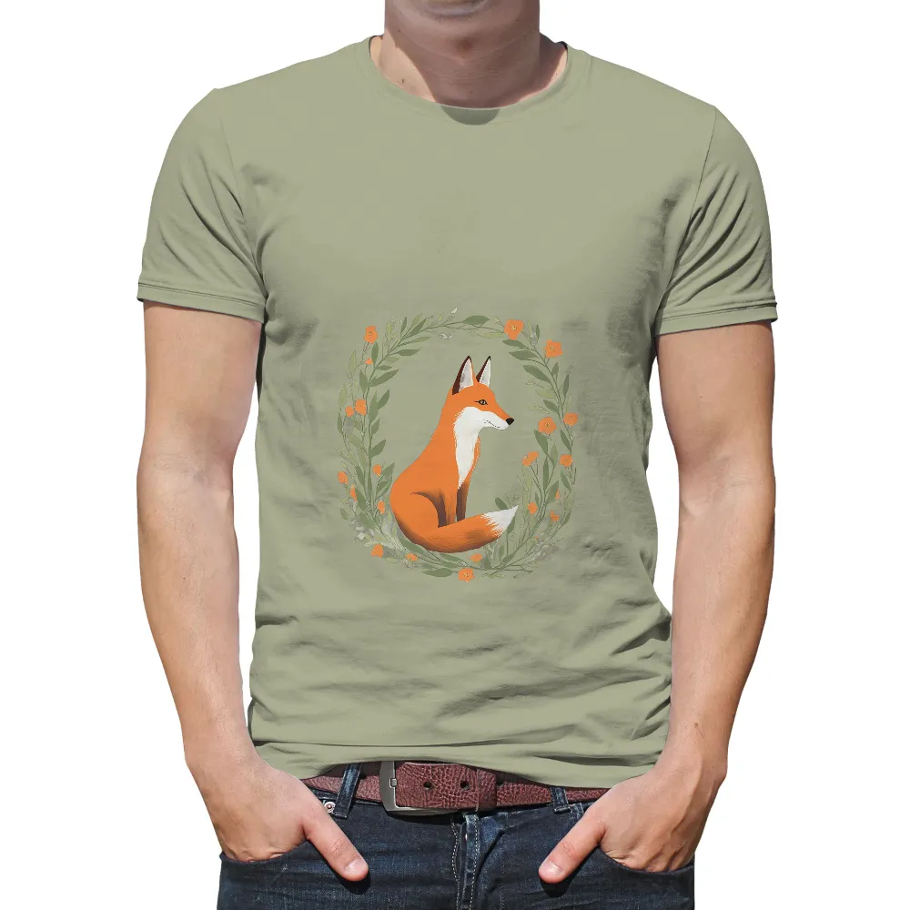 TShirt Design: Fox in Harmony with Nature|harmony day t shirts best and less