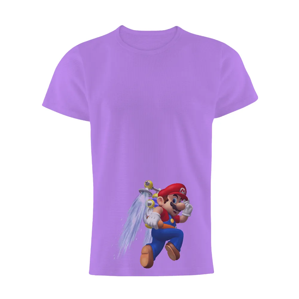 T-Shirts Custom: Mario Adventure with Water Gun|george floyd hero t shirt