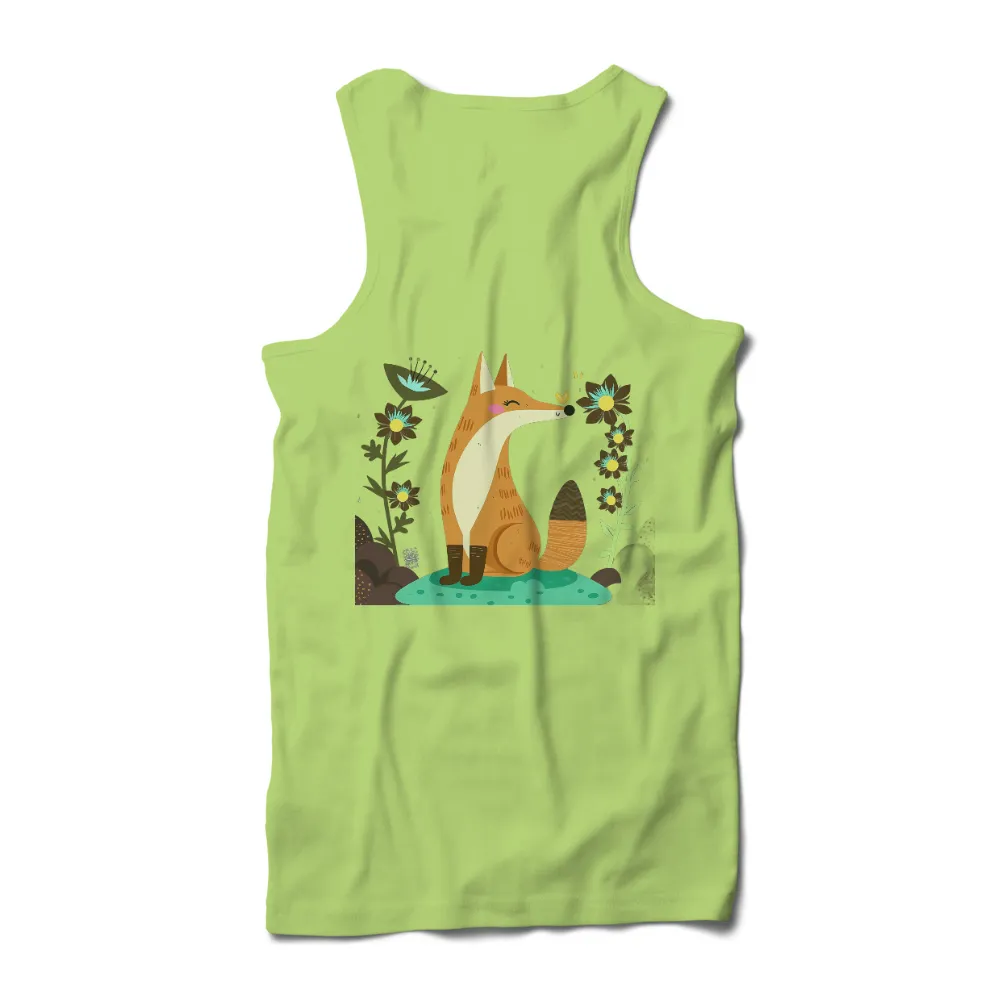 Whimsical Fox T-Shirt Design: Nature's Harmony|t shirt roblox i love