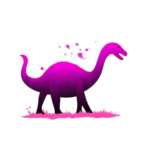 Graphic Tees: Whimsical Pink Dinosaur with Bubbles