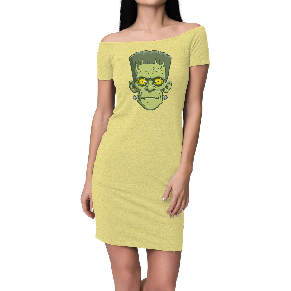 Shirts Graphic Tees: Frankenstein Monster Face - Vintage Horror Design|g is for ghostface shirt spirit halloween