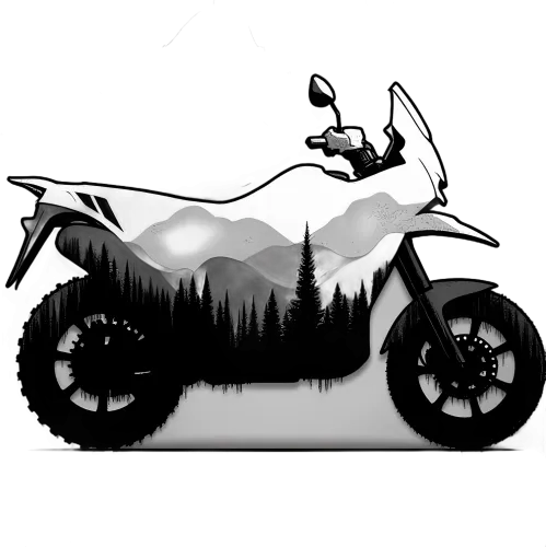 Custom Tee Shirts: Motorcycle Adventure in Nature