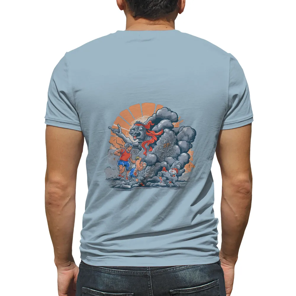 Graphic Tees: Sports and Pop Culture Clash - Cloud Monster Basketball|orioles chaos t shirt