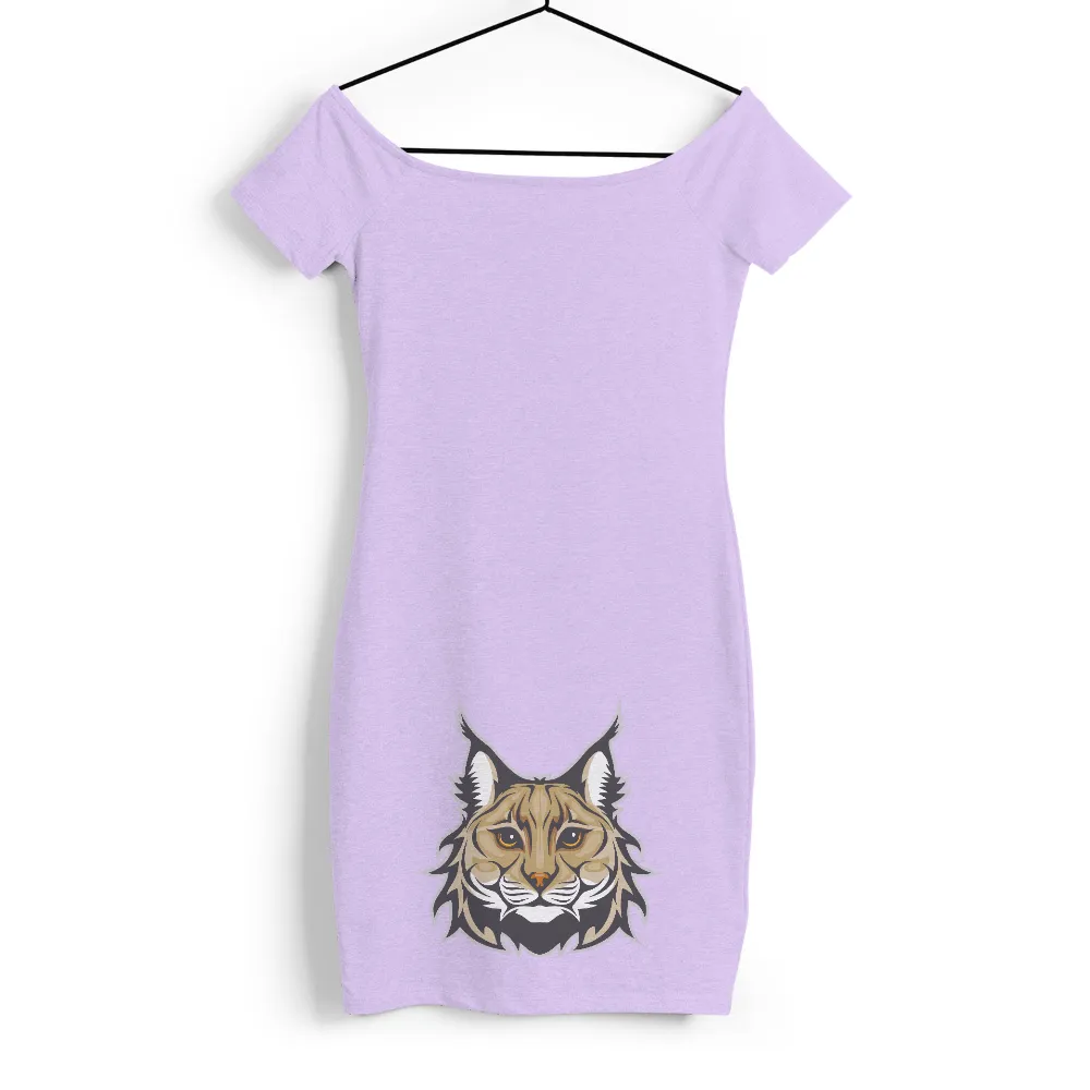 Shirts Graphic Tees: Lynx Power - Minimalist Artistic Design|wildlife t shirt online