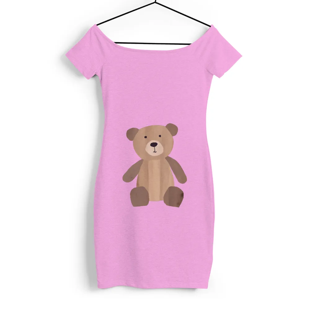 T-Shirts Pattern: Wooden Bear - Rustic Charm and Innocence|men's haggar classic fit premium comfort spread collar dress