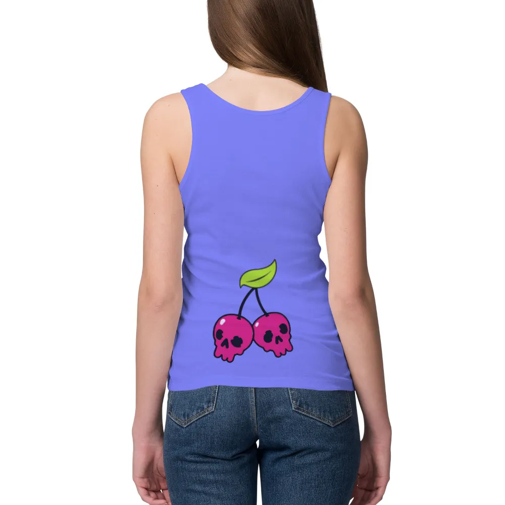 Customized Tee Shirts: Neon Skull Cherries - Pop Culture Meets Macabre|toxic graffiti artist