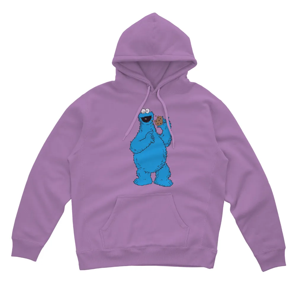 Custom Tee Shirts: Cookie Monster's Chocolate Chip Delight|cartoon character long sleeve shirts