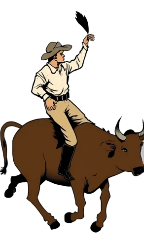 Tee Shirt Printing: Cowboy Bull Riding Adventure