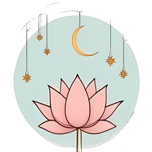 Custom Tee Shirts: Lotus Under the Moon - Serenity and Inner Peace