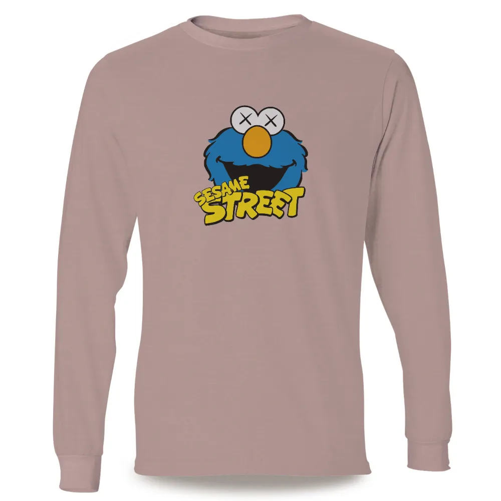 T-Shirts Custom: Quirky Sesame Street Cookie Monster Design|cookie monster shirt