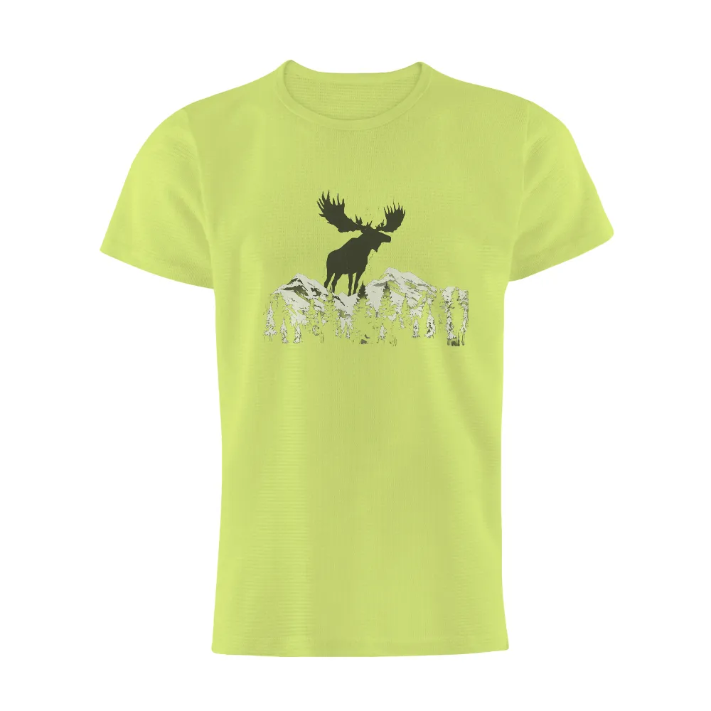 Majestic Moose: T-Shirt Printing Featuring Nature's Guardian|moose drool beer t shirt