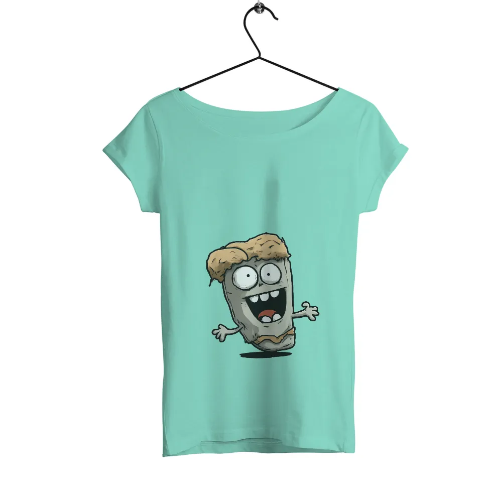 Graphic Tees: Baggy - Whimsical Paper Bag Character|adventure time official merch