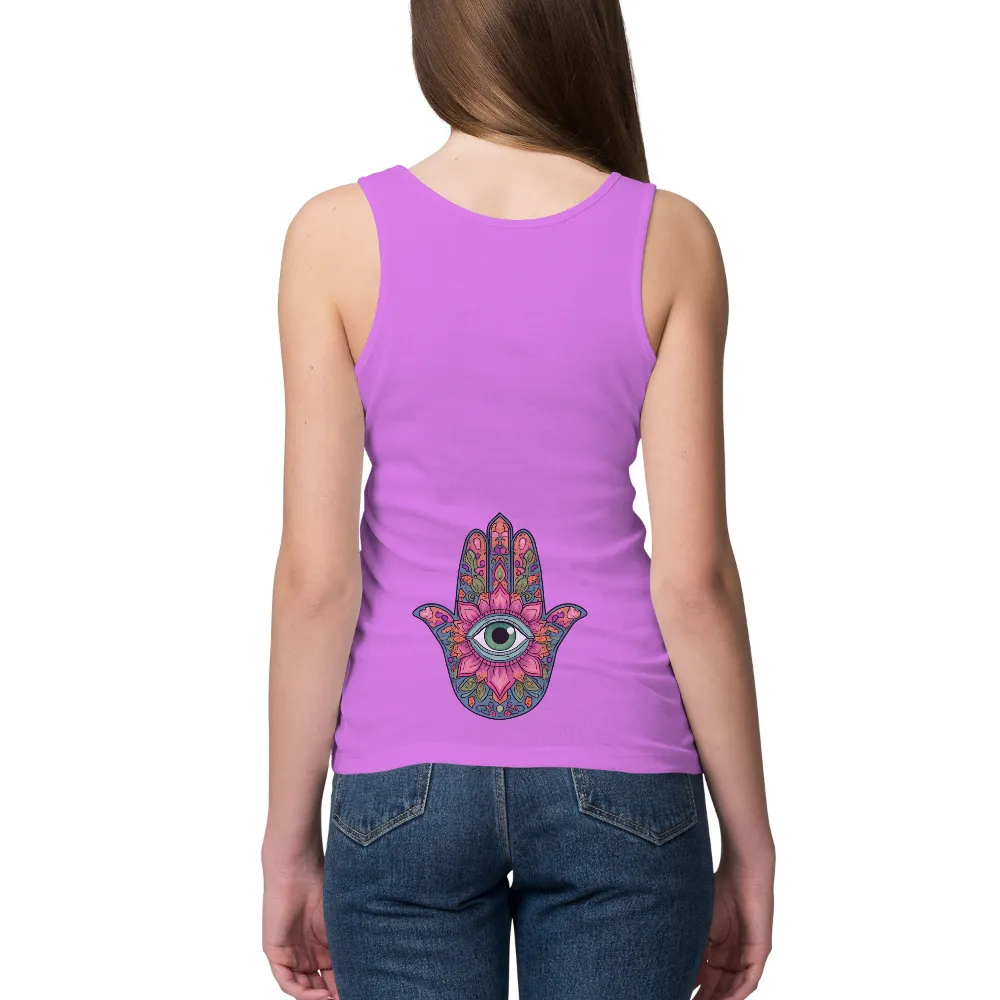 Tee Shirts Printed: Modern Hamsa Eye Art|costa sun protection shirts