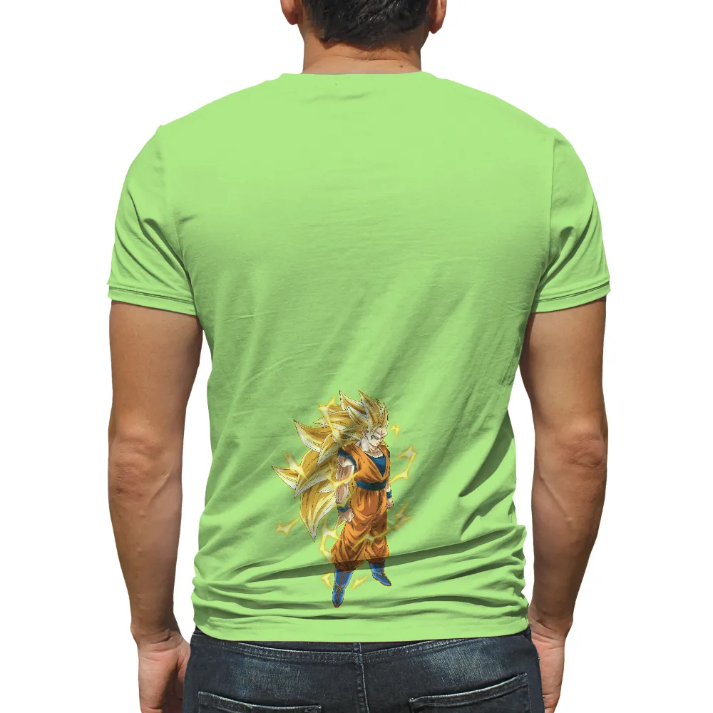 TShirt Printing: Goku Super Saiyan - Anime Power Icon|my hero academia shigaraki frame t shirt