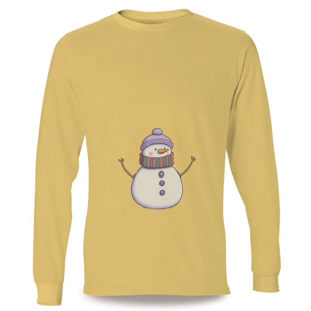 Frosty the Snowman Tee Shirt Printing: Spread Joy and Warmth This Winter|mens shirts winter 2022