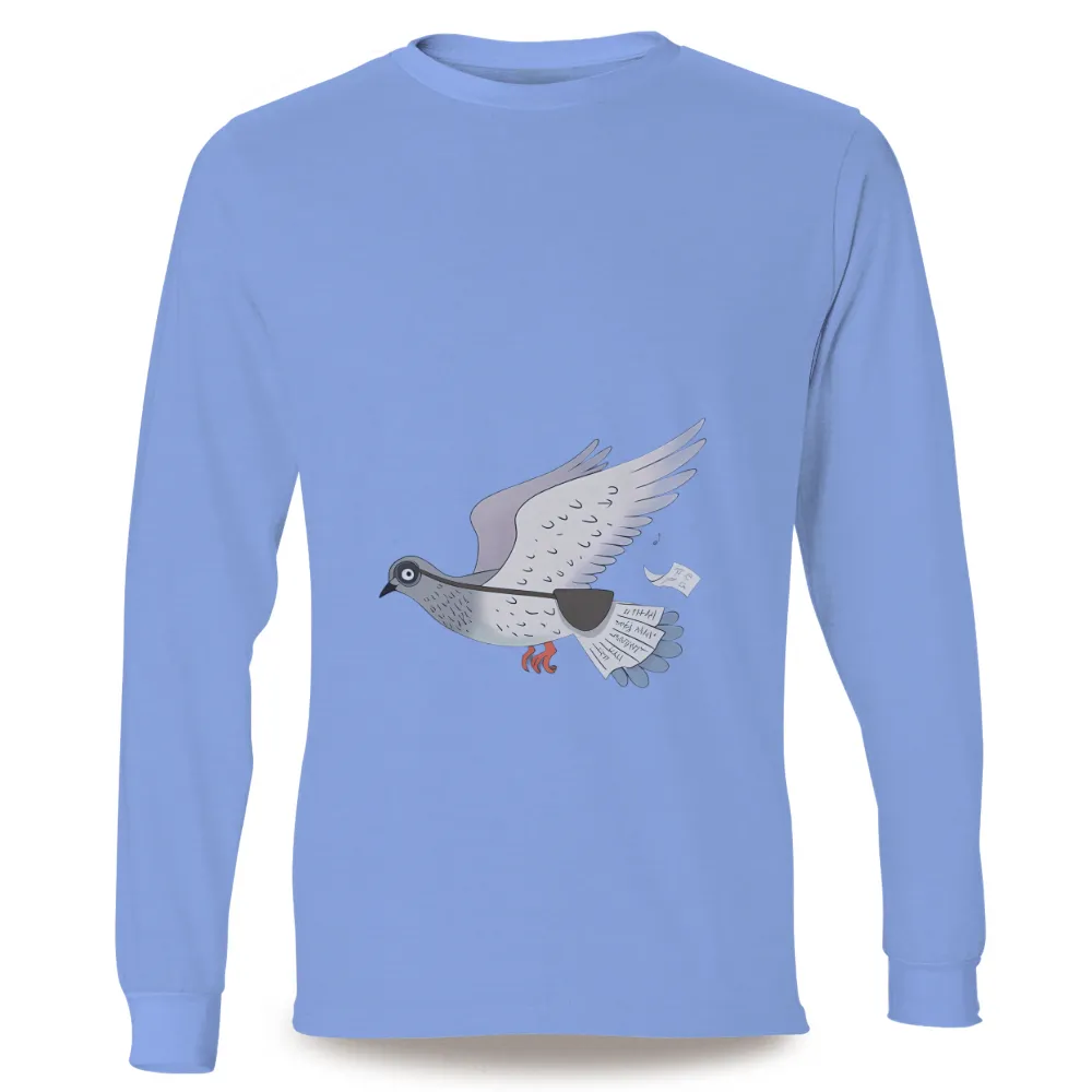 Tee Shirt Printing: Messenger Pigeon - Handwritten Notes and Connection|peace love and beer t shirt