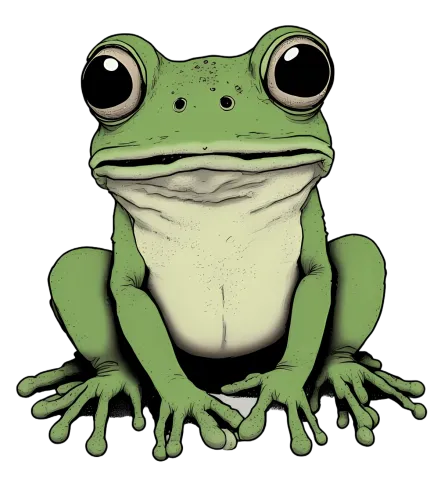 Freddy the Frog: A Quirky T-Shirts Design