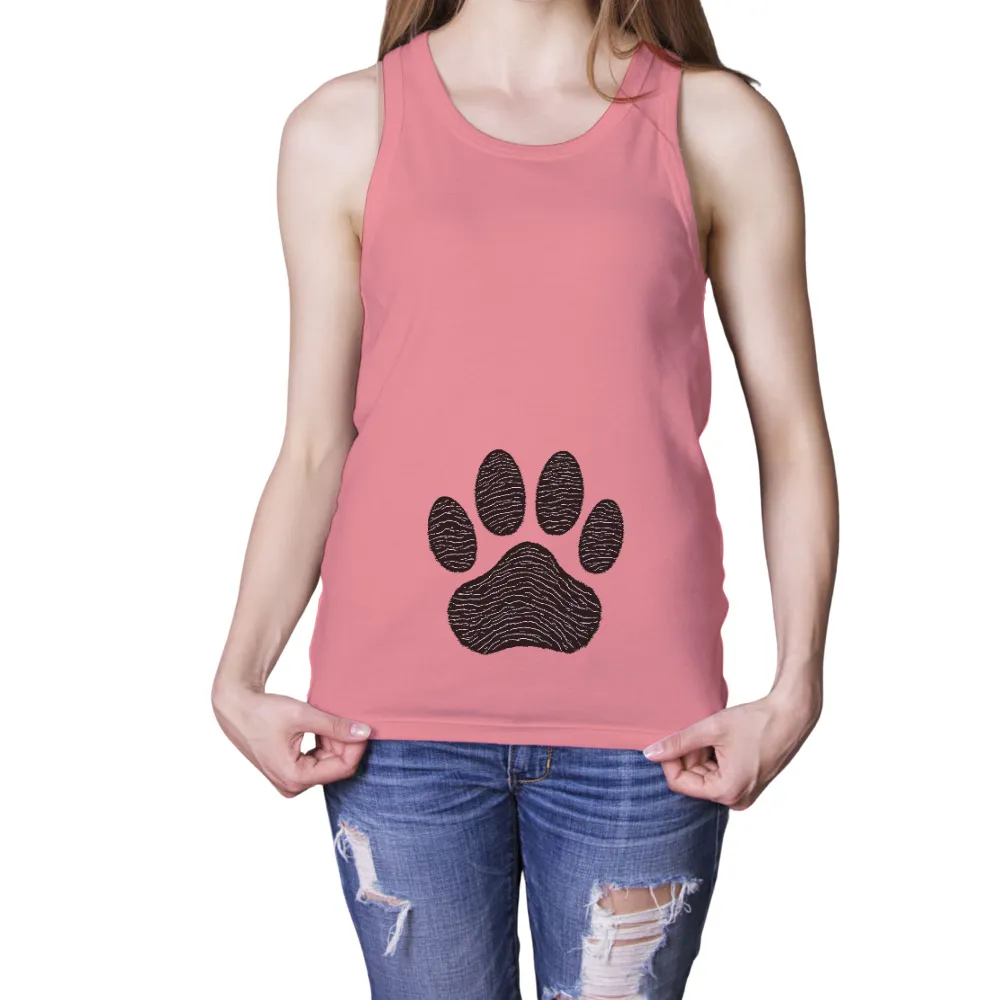 TShirt Printing: Unique Paw Print - Loyalty and Wisdom|happy fathers day dog shirt