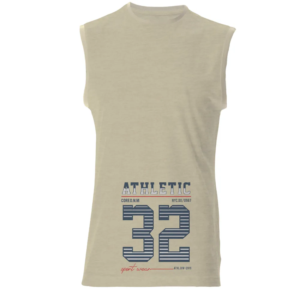 T-Shirts Custom: Bold Athletic Number 32 Design|best clothes to wear with a sunburn