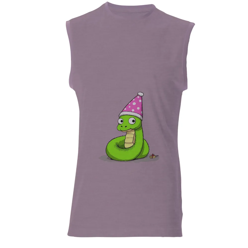 Customized Tee Shirts: Celebrate Life with Sammy the Snake| Whimsical birthday design