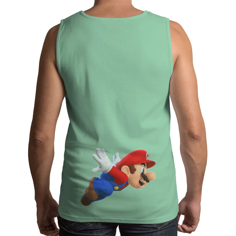 Custom Tee Shirts: Iconic Gaming Hero - Mario Adventure|season 2 hero t shirt