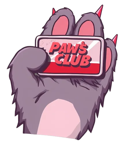 PAWS CLUB T-Shirts Pattern | Cute Anime Design