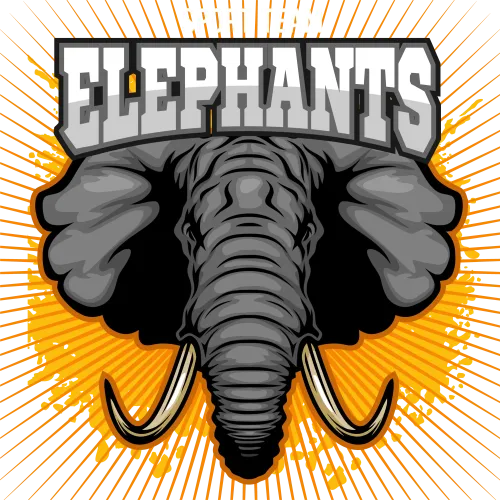 Elephants T-Shirt Design: Strength and Unity in Sports