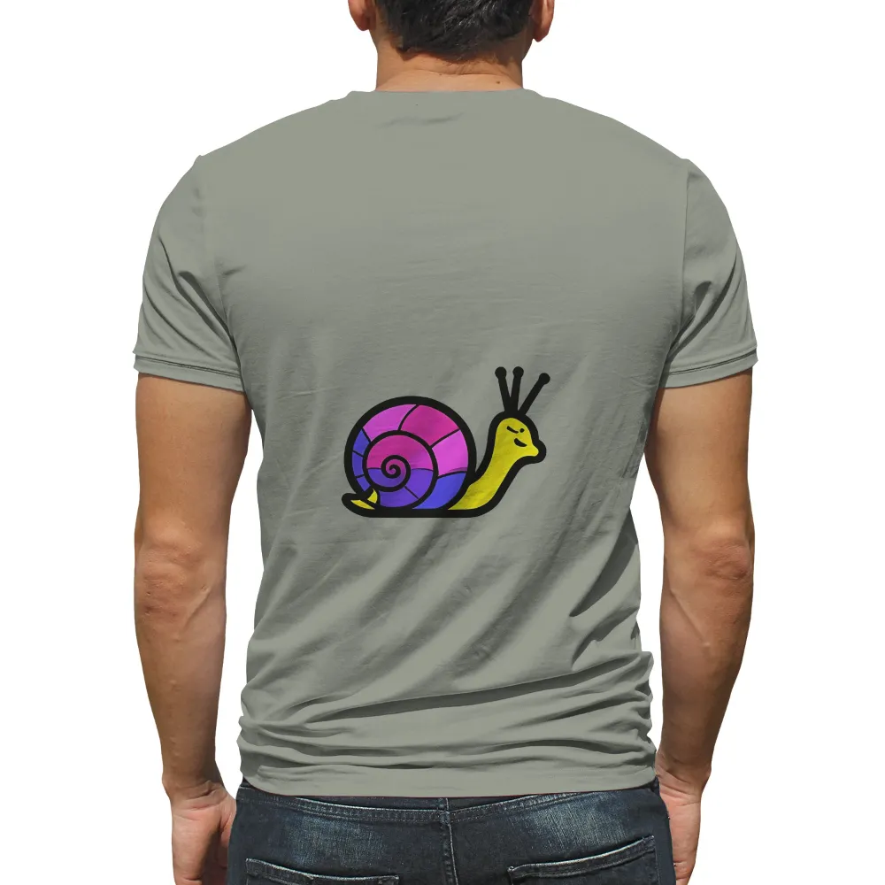 T-Shirts Pattern: Snail Journey - Perseverance and Positivity|sixers city edition merch