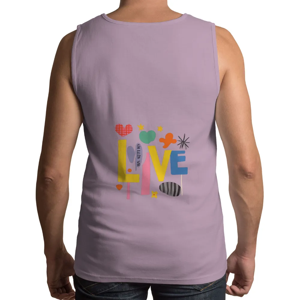 Graphic Tees: Live Life Fully with Colorful Hearts and Stars|dallas stars capfriendly