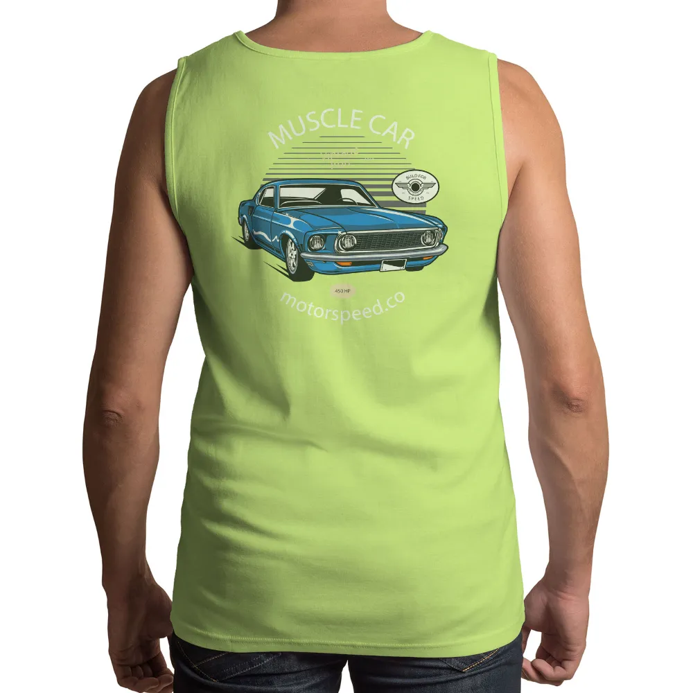 Tee Shirt Printing: Muscle Car Vintage Iron - Build for Speed|haggar premium performance dress shirt