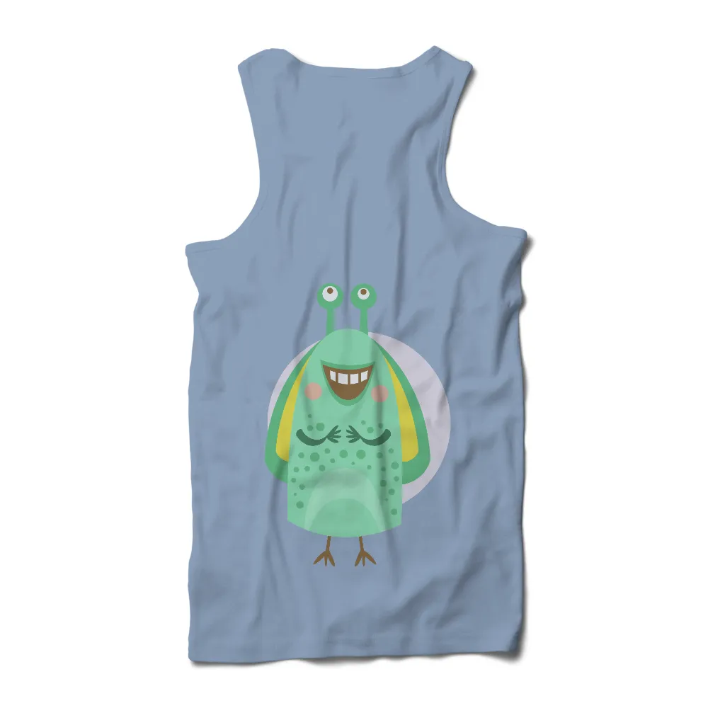 T-Shirts Pattern: Spread Joy with Zappy the Green Monster|cute valentine womens t shirts