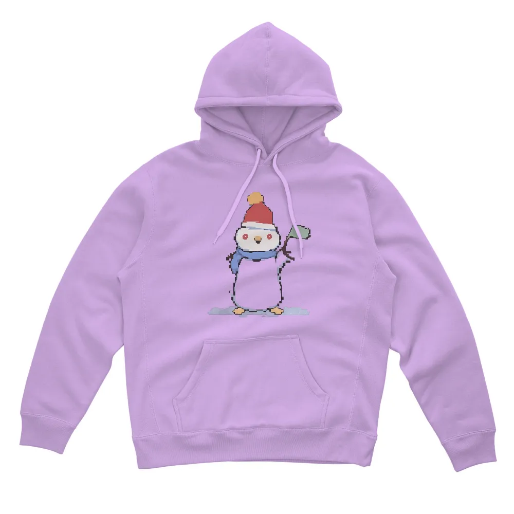 Custom Tee Shirts: Spread Winter Joy with Pippin the Penguin|squirrel winter t shirt