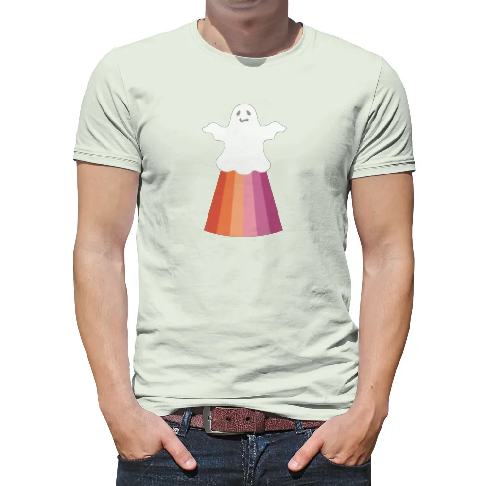 Custom Tee Shirts: Whisp the Friendly Ghost with Rainbow Magic|america rainbow shirt