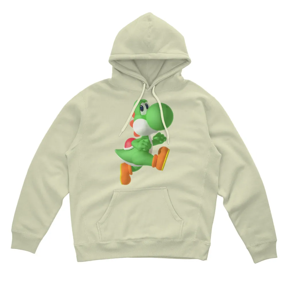 Yoshi Adventure: TShirt Printing for Gaming Enthusiasts|dinosaur bunny shirt