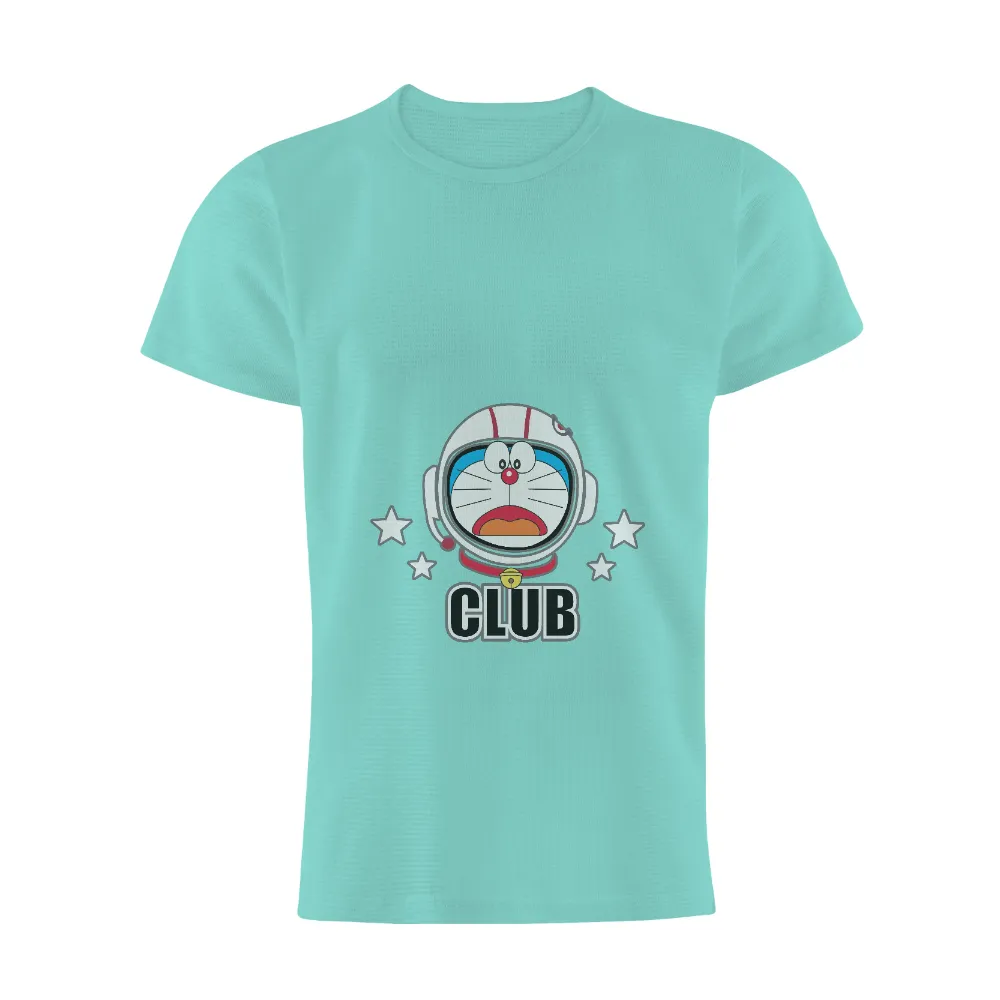 Customized Tee Shirts: Doraemon Astronaut Club - Anime Adventure|hot topic stranger things hellfire club shirt