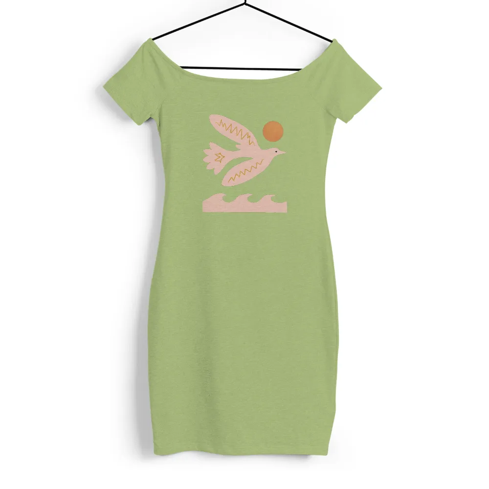 TShirt Design: Dove of Peace and Freedom|sun protection clothes for adults