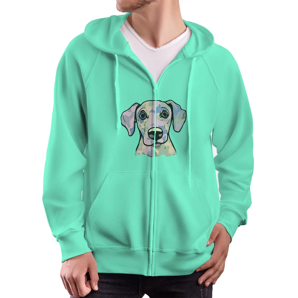 Custom T-Shirt Printing: Whimsical Dalmatian Design with Pastel Colors|dog lover shirts