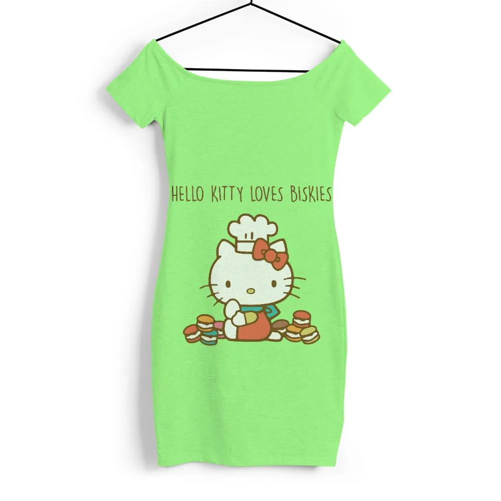 T-Shirt Printing: Hello Kitty Loves Baking Macarons|roblox hello kitty tshirt