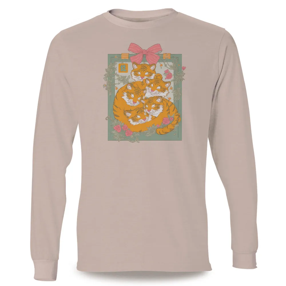 Custom Tee Shirts: Tiger Family Tranquility|may my soul shout love shirt