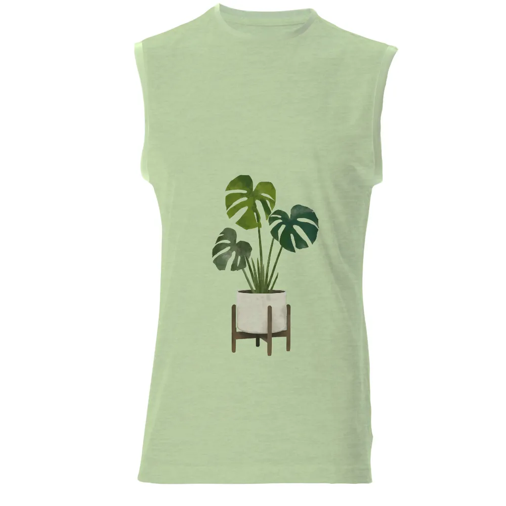 T-Shirts Design: Monstera Plant - Nature's Urban Tranquility|life is good fathers day shirt