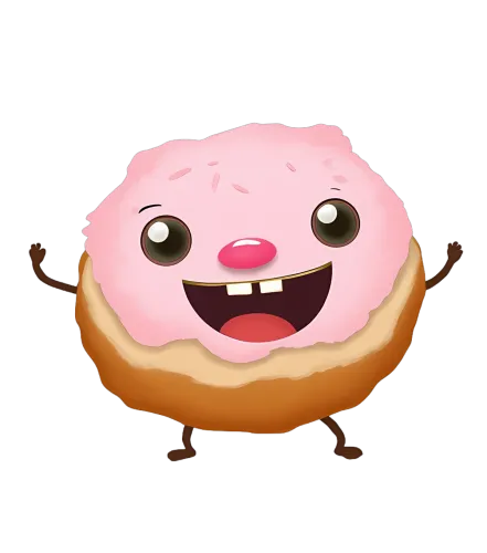 Custom Tee Shirts: Spread Joy with Dizzy the Donut