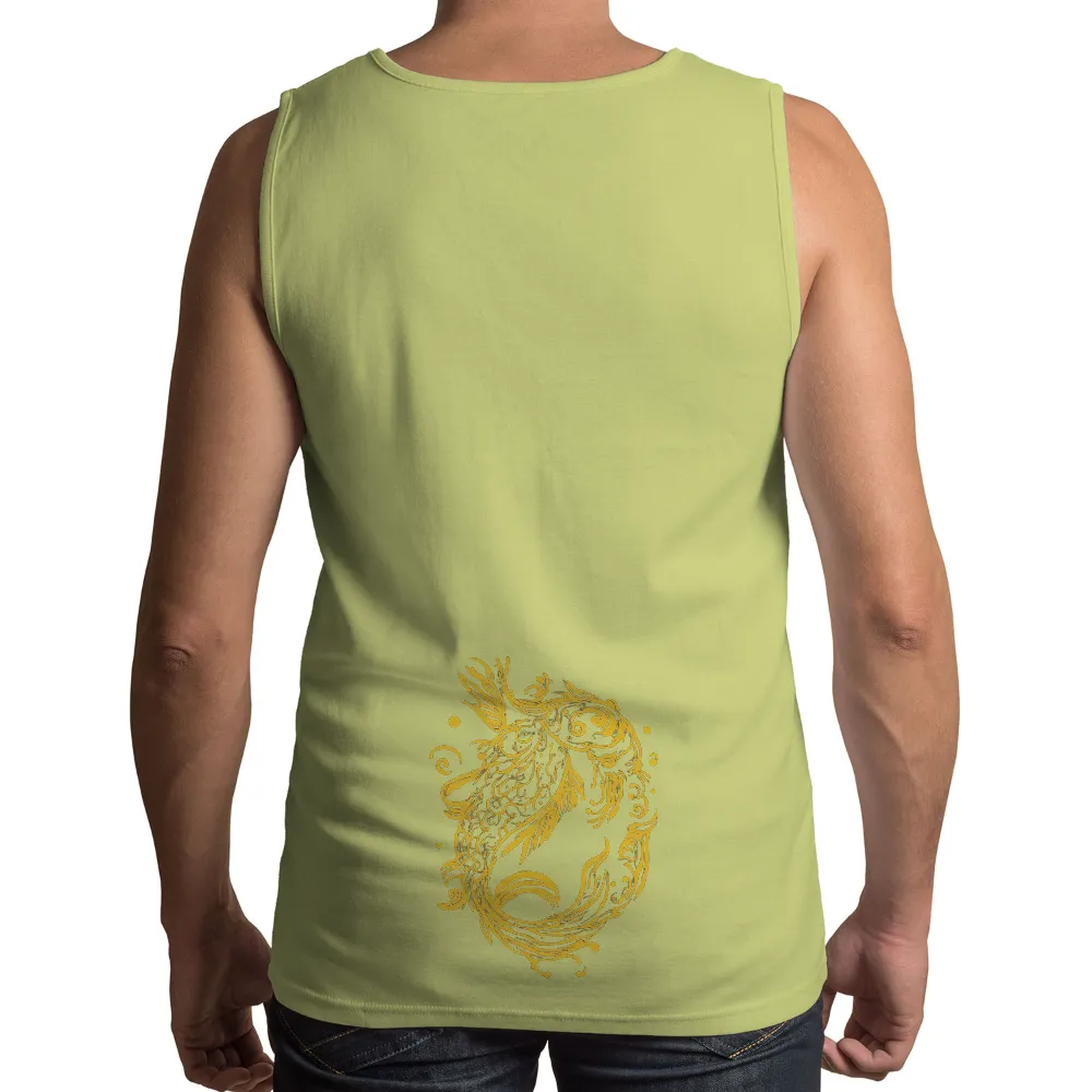 T-Shirts Custom: Golden Phoenix - Symbol of Rebirth and Transformation|club giv mythology summer shirt