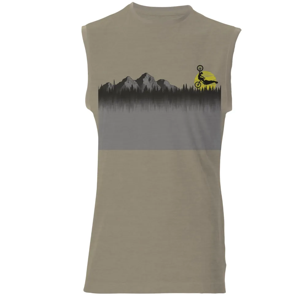 Custom T-Shirt Printing: Adventure Cyclist in a Fantasy Forest|enes kanter freedom t shirt