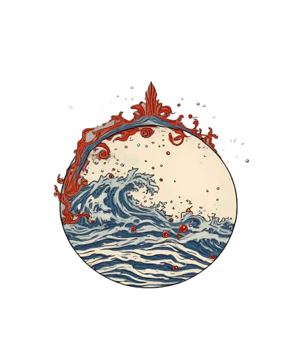 T-Shirts Design: The Power and Beauty of the Ocean