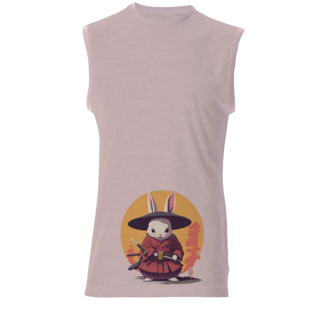 TShirt Design: Samurai Rabbit Warrior - Anime Art|i am art everyday t shirt