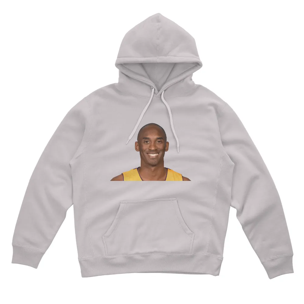 Kobe Bryant Smile TShirt Printing: Iconic Basketball Legend Design|cincinnati bengals evan mcpherson jersey