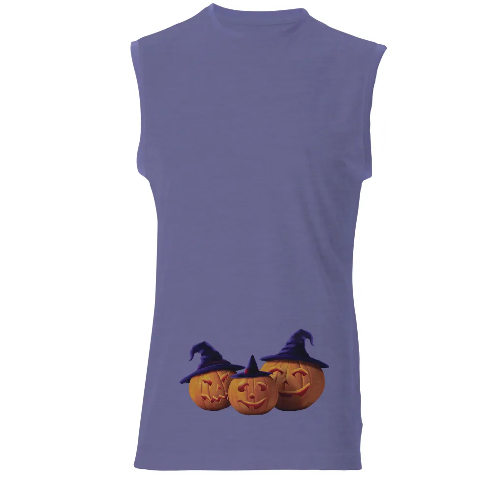 TShirt Design: Halloween Pumpkins in Witch Hats|leg avenue women's casual halloween long sleeve shirt dress